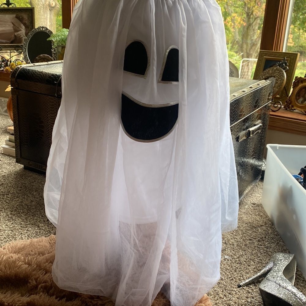 Tipsy Elves Ghost 👻 Costume Dress Skirt M white black
